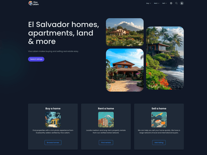 Real Estate Listing App - A modern real estate platform for property search, virtual tours, and agent-client communication.